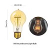 Visther A60 Edison Bulbs 60 Watt Incandescent Light Bulbs Dimmable,