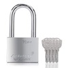 70mm Long Shackle Padlocks for Outdoor Use All Weather Resistant,