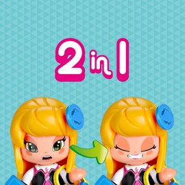 Pinypon - by PINY, Dareway with Julia, Michelle Doll from the Piny Institute of New York Series with Her Segway Pink and 2 Accessories, for Boys and Girls from 4 Years, Famous (PNP01200)