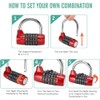 Gym Locker Lock,5 Letter Word Lock,5 Digit Combination Lock,Safety Padlock