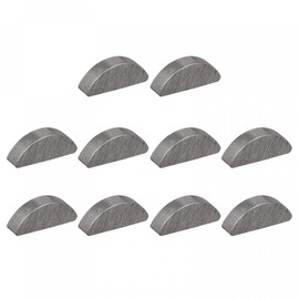 sourcing map Woodruff Keys, 10pcs Steel 3mm Width x 5mm Height x 13mm Diameter Semicircle Keys