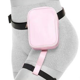 Thigh Bag, Waterproof Leg Bag, Leg Bag, Motorcycle Bum Bag, Belt Bag, Men Women, Bum Bag for Hiking, Tactical Waist Bag, Leg Straps Waist Bag for Hiking Camping, pink, Unisex