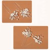 WRENYZK 18 Pcs Bride Hair Pins, Diamond Bobby Pins for