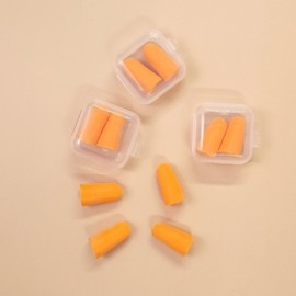 Portable Noise-Blocking Earplugs Case Included 36ea