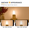 TOKCON Frosted E26 LED Candle Light Bulbs 25W Equivalent- 2W