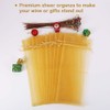 HRX Package 30pcs Organza Wine Bags, Sheer Mesh Bottle Gift