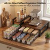 Coffee Station Organizer for Countertop, Coffee Bar Holder for Pods