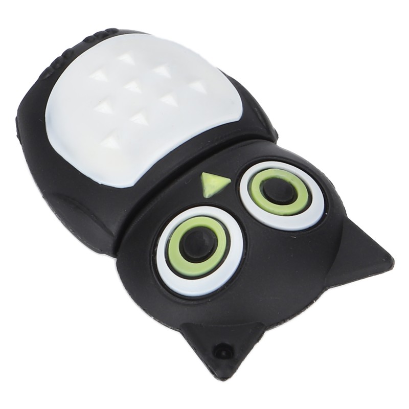 Cartoon U Disk Black Owl Appearance High Speed Bulk Storage