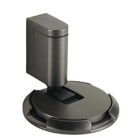 LALOCAPEYO Mechanical Floor Door Stopper,Windproof Door Stopper Indoor Heavy Duty Floor, Height-Adjustable (5-20MM) Heavy Duty Door Stop Door Holde (Gun Gray)