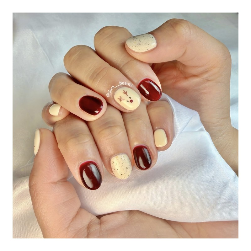 Dara Beauty December 2025 Art of the MonthRudolph Nail❣ -