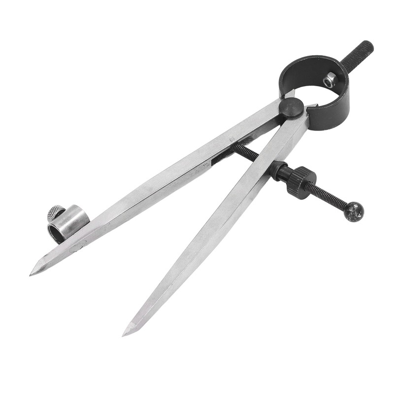 Wing Divider Gauge Carbon Steel Adjustable Angle Lockable Scribing Tool