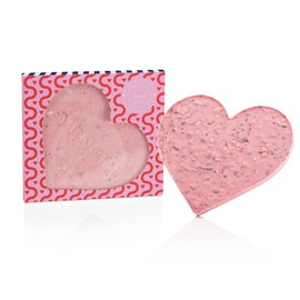 Venchi - Brutto&Buono, Lastra Artigianale di Cioccolato Bianco a Forma di Cuore, alla Rosa, Mandorle e Lampone, 200 Gr, Senza Glutine, Senza Coloranti, Idea Regalo Festa della Mamma