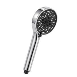 Netinpeater Universal Shower Head, Hand Shower with 5 Jet Types, Economy Shower Head, Rain Shower, Energy-Saving, Pressure Increasing (Without Hose)