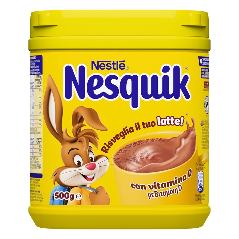 NESQUIK Preparato per Bevanda con Cacao Solubile, Barattolo 500g