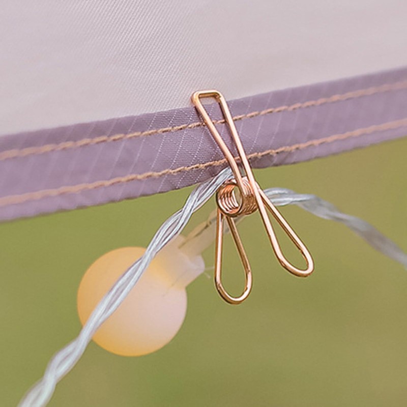NIHENHAO 10pcs Outdoor Tent Clip Secure Your Lights and More
