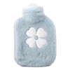 Tabanzhe Tabanzhe 500ml Small Hot Water Bottle with Premium Faux