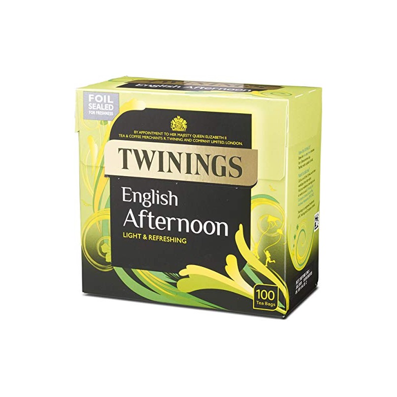 Twinings English Afternoon Black Tea, 100 Teabags