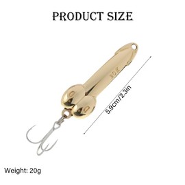 5 Pcs Fishing Spoons Lures Metal Hard Baits Funny Fishing Spinner Lures with Triple Hooks for Saltwater Freshwater Trout Bass Salmon Fishing Weight 20g (Large size)