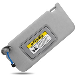 Left Driver Side Sun Visor Compatible with Honda Accord 2008 2009 2010 2011 2012 2013 2014 2015 2016 2017 Replaces # 83280-TA5-A51ZA 83280TA5A51ZA (Grey)