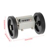 Meter Counter, Rolling Wheel 5 Digits 0-9999.9 Length Counter Max