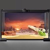 AWERT 48x18 inches Sun and Desert Terrarium Background Orange Reptile