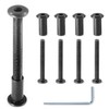 Jersvimc 10 Pair(20 Piece) M6x60mm Hex Drive Socket Cap Bolt