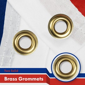 G128 - Bandera de Chile (Chilena) | 3x5 pies (0.9x1.5 m) | Impresa 150D - Interior/Exterior, Colores Vivos, Ojales de Latón, Más Grueso y Duradero Que el Poliéster 100D y 75D