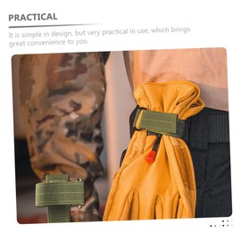 GRIRIW 3Pcs Camping Straps Wear Resistant Glove Leashes Convenient Holders for Outdoor Activities Durable Material Lightweight and Portable for Hiking and Travel