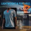 Yaklim Clip On Flashlight, Rechargeable Running Lights for Runners Portable