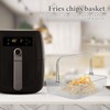 Ciieeo Square Air Fryer Basket Stainless Steel Replacement with Handle