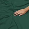 Oxford Homeware Emerald Double Fitted Sheet -100% Brushed Microfibre 1800