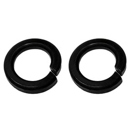 M10 Black Split Lock Spring Washer, 8.8 Grade Carbon Steel, Spring Lock Washer Elastic Gasket, 100Pcs
