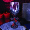 Nemesis Now B4479N9 Carpe Noctem Goblet 20cm, Resin w. Stainless