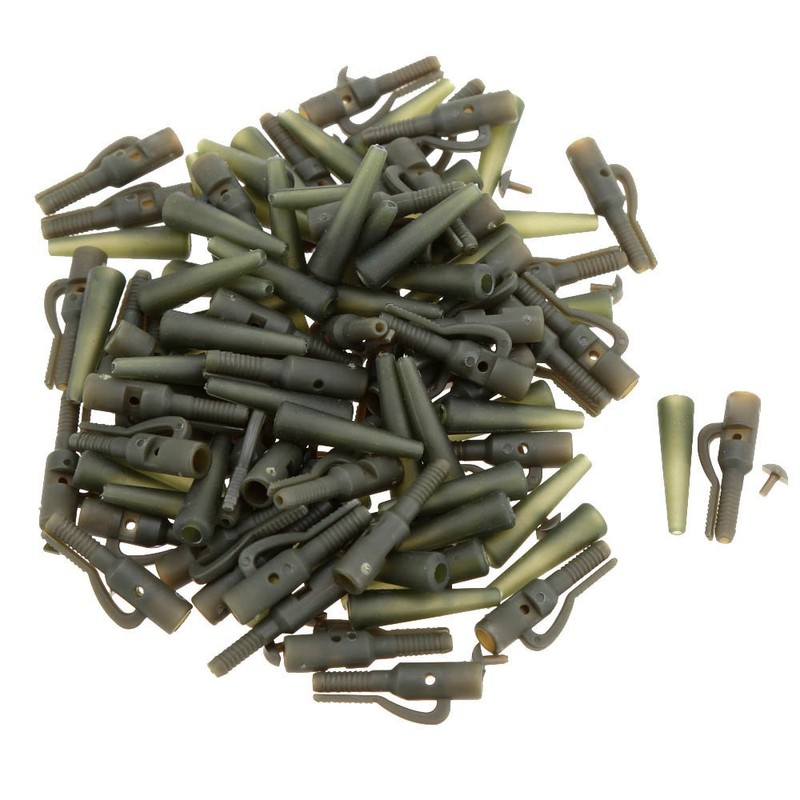 Docooler 50 Sets Outdoor Safety Lead Clips Carp Fishing Equipment