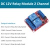 AEDIKO 2pcs DC 12V Relay Module 2 Channel Relay Board