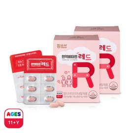 Soah Ham Hamsoa Immune Vitamin Red 600mg 60 tablets, 2 boxes, 11 years and older / 함소아 면역비타민 레드 600mg 60정 2통 11세 이상