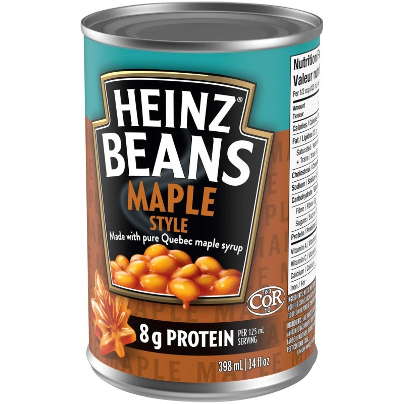 Maple Style Heinz Maple Style Beans, 398ml/14.0 Fluid Ounces {Imported