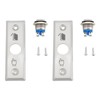 VGOL 2Pcs Door Access Control Switch Stainless Steel Press Exit