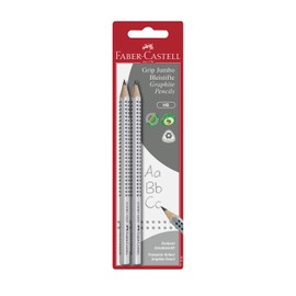 Faber-Castell Faber-Castell 111992 - Bleistift Jumbo Grip HB (2er Pack, Bleistift Jumbo, 2 Packungen)