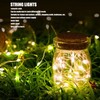 4pcs LED String Lights 5.3m 52pcs Lamp Beads Warm Lighting