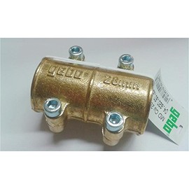 GEBO Sealing Clamp Brass 22 mm for Water PN 10 up to 90 °C according to DIN 1786