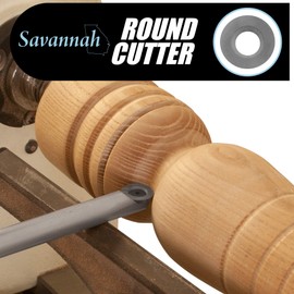 Savannah 3 piece Large Carbide Turning Tool Replacement Cutter Set. 1 each Square, Round and Diamond Shaped Cutters