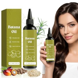 Batana Oil,Aceite de Batana,Fortalece el Cabello,Reduce la Rotura,Elimina Puntas Abiertas y Nutre el Cabello,Cuidado del Cuero Cabelludo Seco,para Hombres y Mujeres,para Todo Tipo de Cabello,100ml (1PCS)