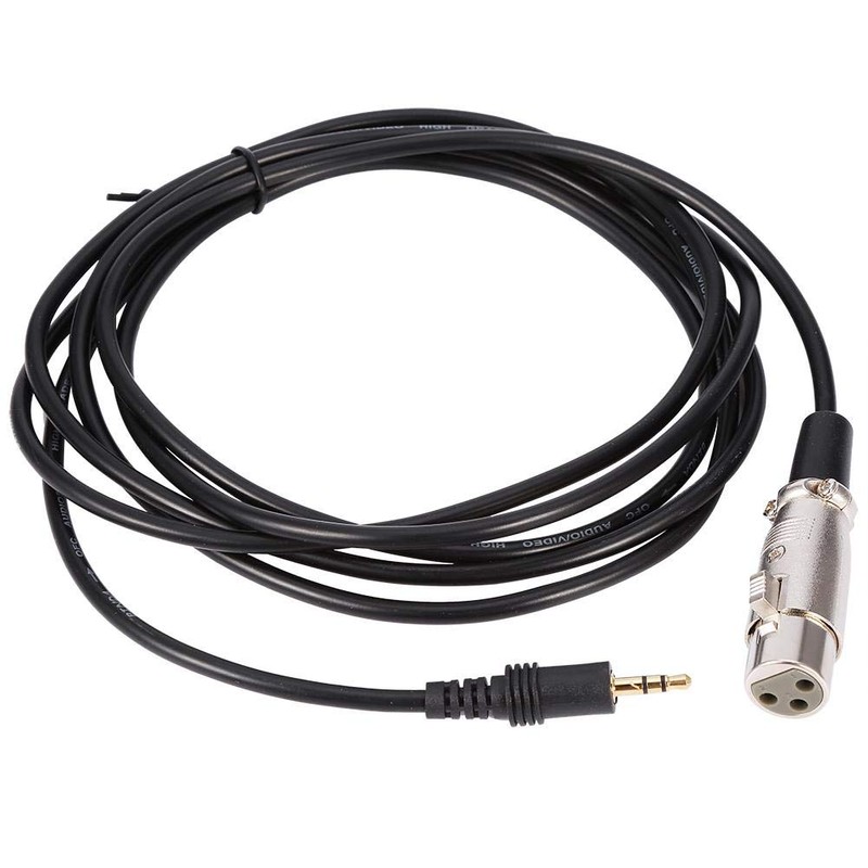 Tangxi Cable de micrófono, 10FT Conector de 3 Pines XLR