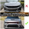 Autrix Front Grille Compatible With 2015-2024 Dodge Charger Non-Widebody