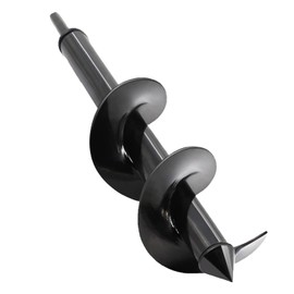 SYITCUN Auger Drill Bit for Planting - 4"X12" Heavy-Duty Garden Auger Spiral Drill Bit - Bulb Planter Tool & Post Hole Digger - 3/8" Hex Drive Drill