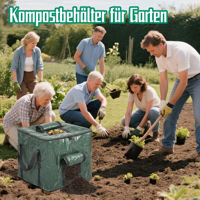 Hlimior Thermal Composter 85L - Garden Composter, Quick Composter &