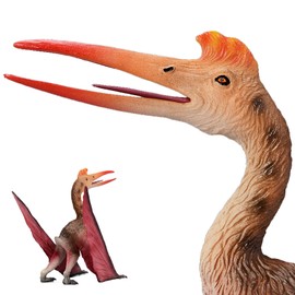 Gemini&Genius Pterosaur Toys for Kids, Quetzalcoatlus Dinosaur Toy, Pterodactyl Action Figure, Large Flying Dinosaur Toys, Realistic Pteranodon Toys- 5.5 Inches Height