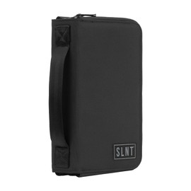 Silent Pocket SLNT Essentials Technical Organiser with Faraday Pocket for Phone & Anti-ID Pocket - Storage Bag to Protect Signals for Phone, Passport, Credit Cards, Black