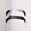Bracelet for Couples - Braided Rope His and Her Engraving